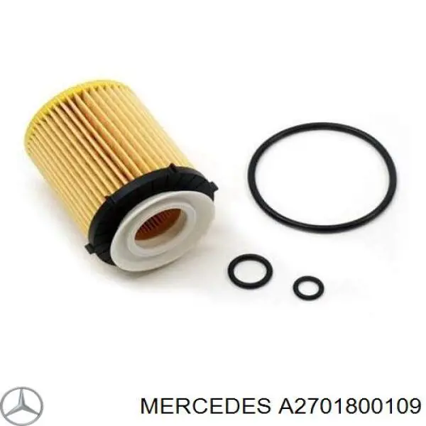 A2701800109 Mercedes filtro de óleo