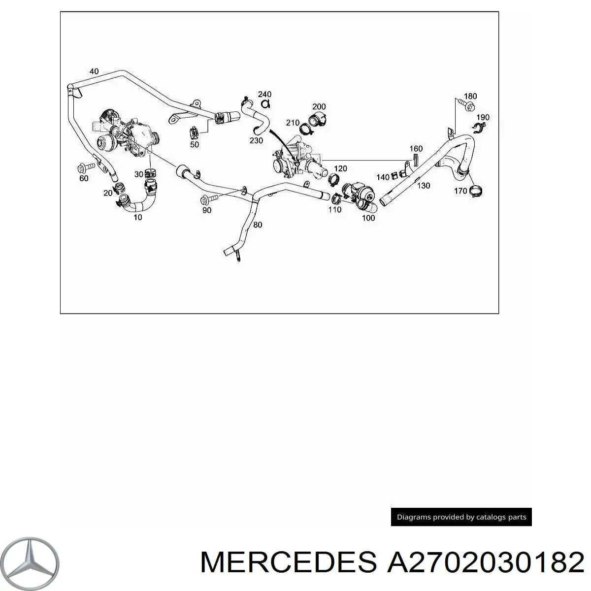  Mercedes A2702031782 цена, от 6.35 USD