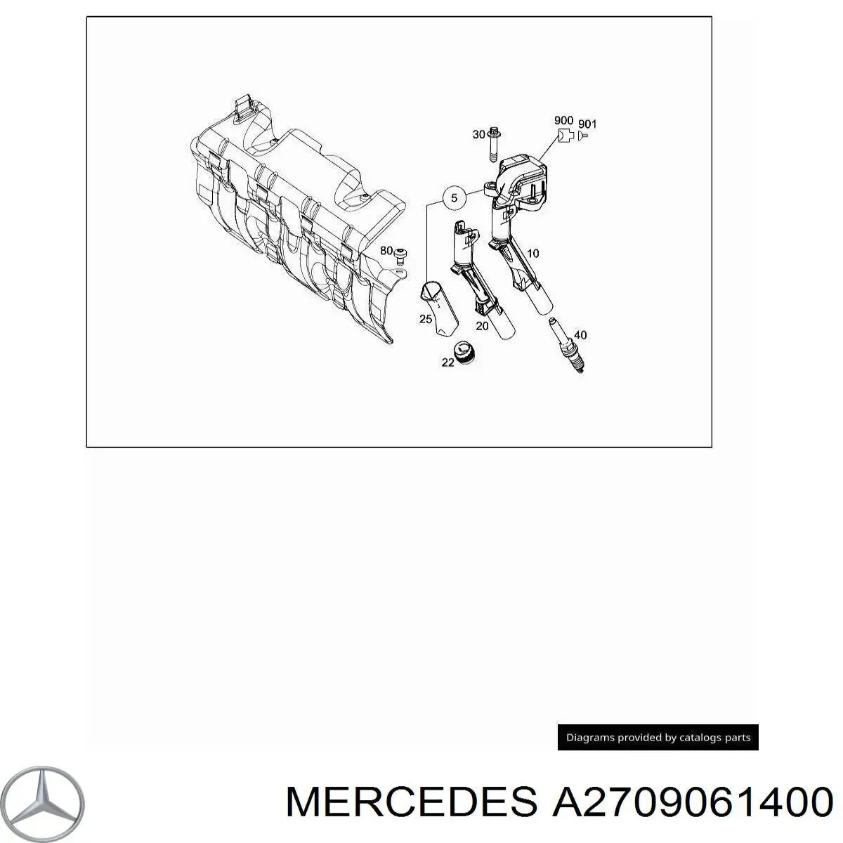 A2709061400 Mercedes Катушка зажигания