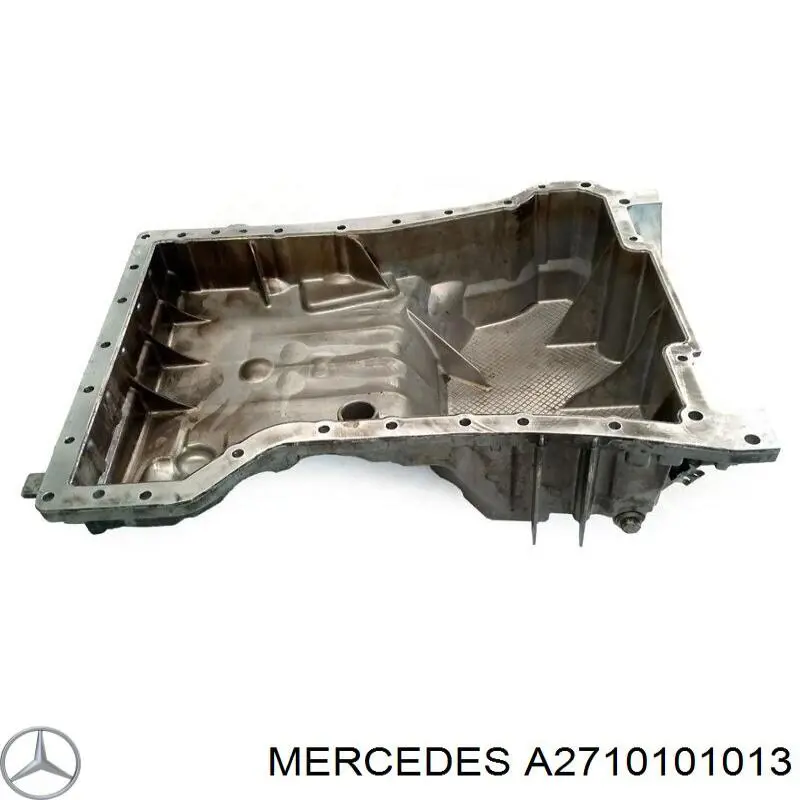 A2710101013 Mercedes panela de óleo de cárter do motor