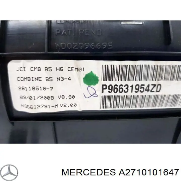  Mercedes A2710101647 цена, от 438.83 USD