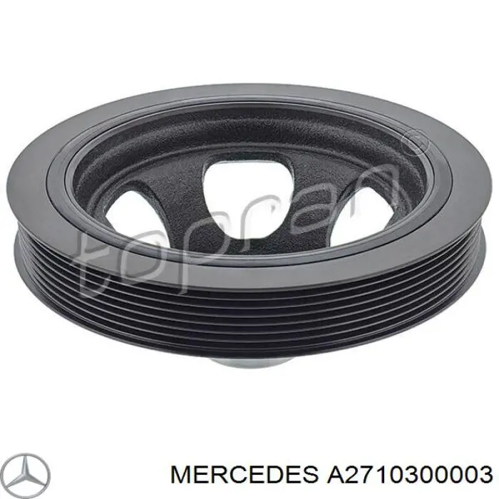 Polia de cambota A2710300003 Mercedes