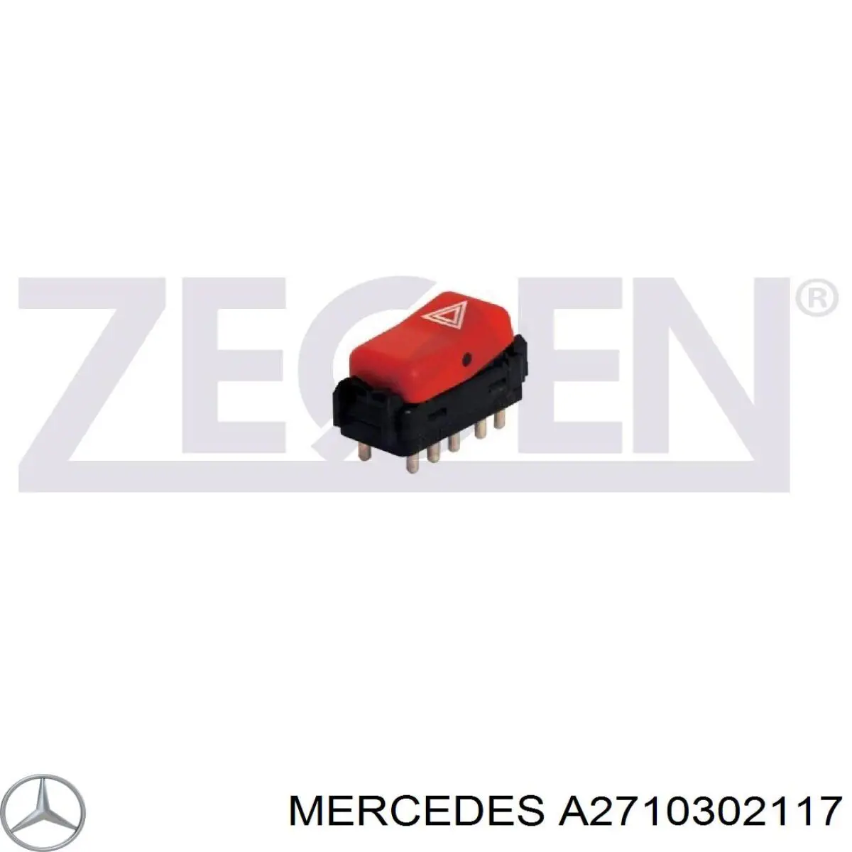 A2710302117 Mercedes Поршень в комплекте на 1 цилиндр, STD