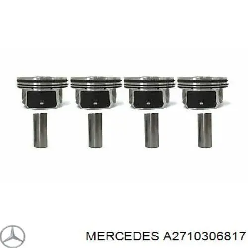 2710302517 Mercedes pistão do kit para 1 cilindro, std