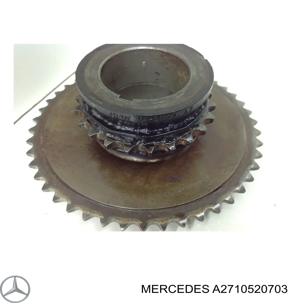 A2710520703 Mercedes звездочка-шестерня привода коленвала двигателя