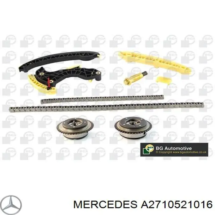 Amortecedor de cadeia do mecanismo de distribuição de gás para Mercedes E (W212)