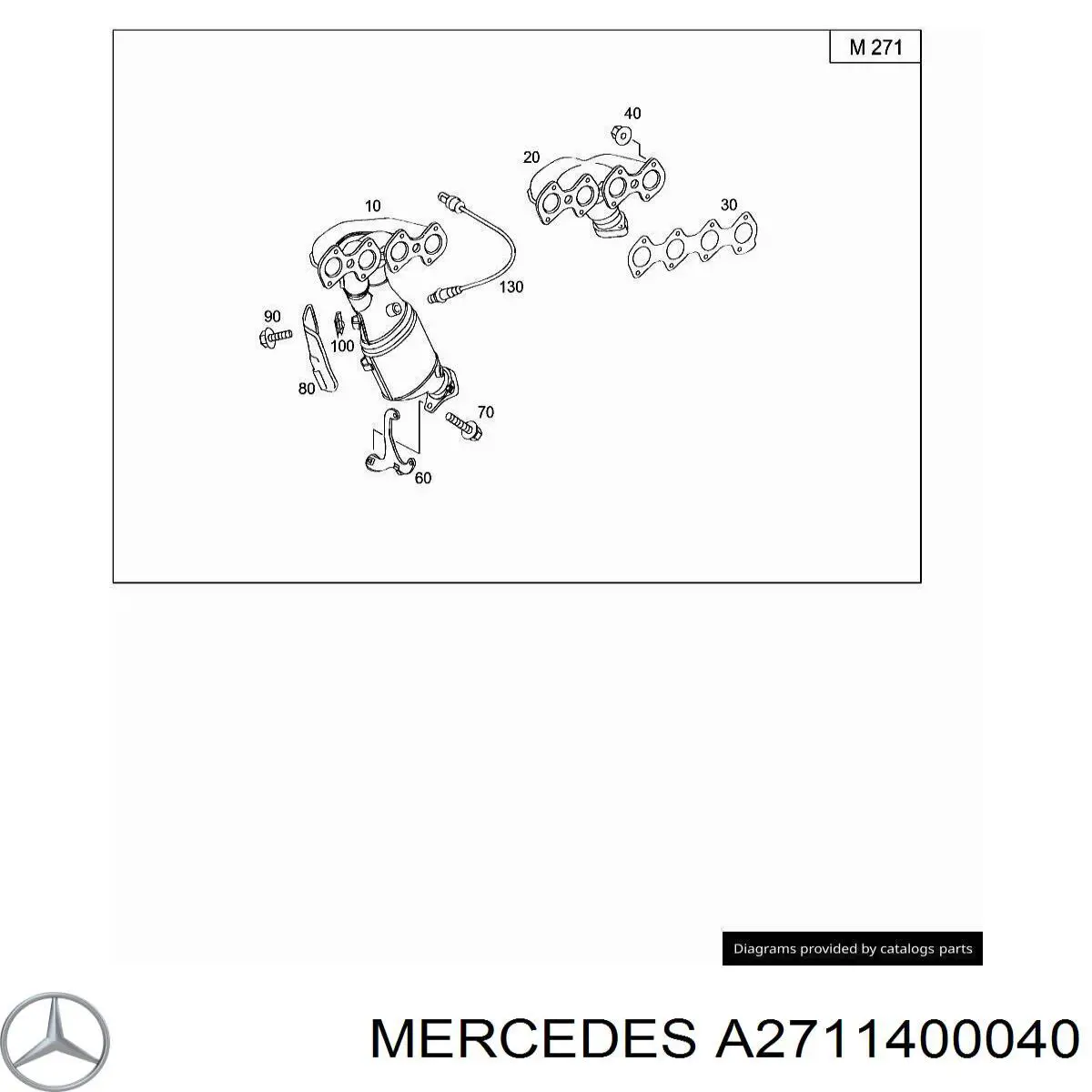 A2711400040 Mercedes 