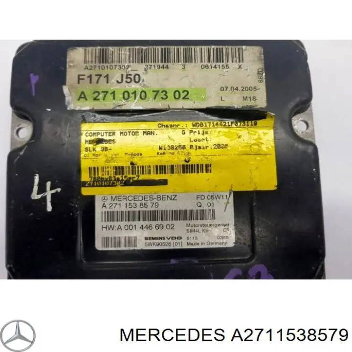 Купить A2711538579 Mercedes Электронный блок управления двигателем