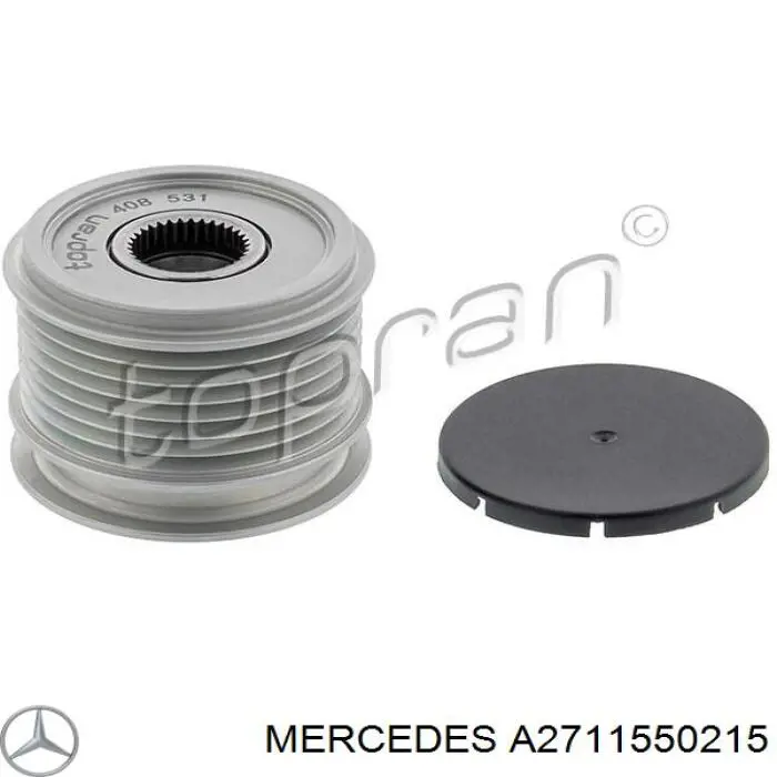 Шкив генератора Mercedes A2711550215