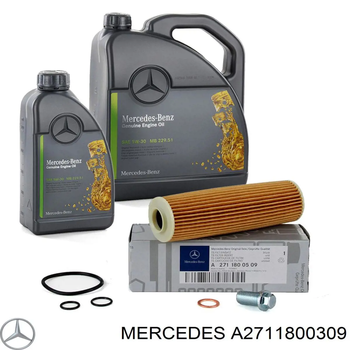 A2711800309 Mercedes масляный фильтр