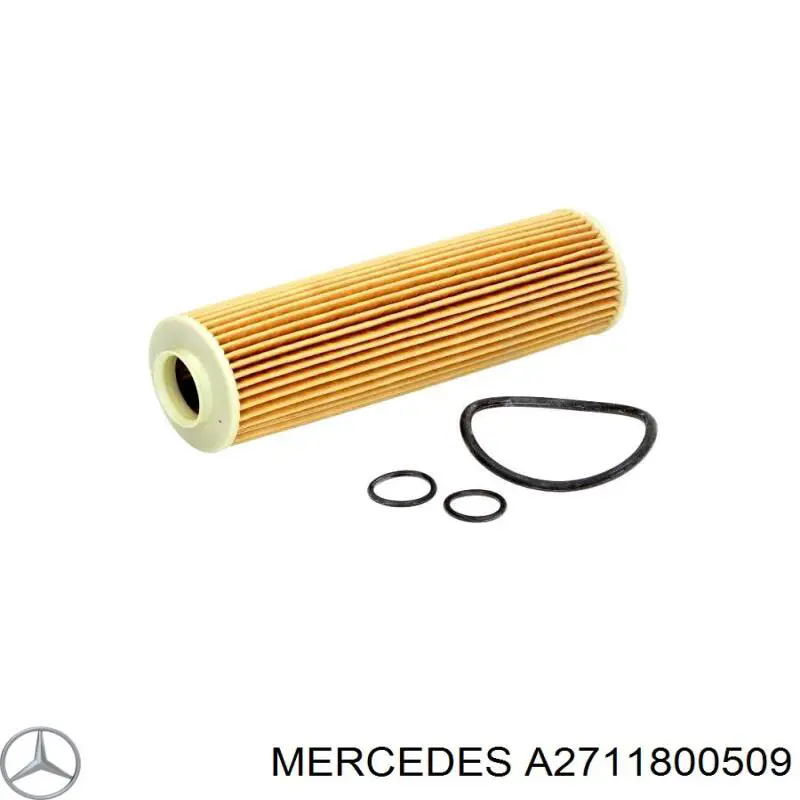 A2711800509 Mercedes filtro de óleo