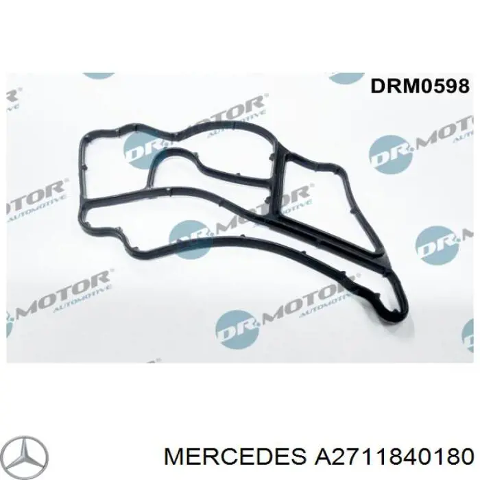 Junta, adaptador de filtro de aceite A2711840180 Mercedes