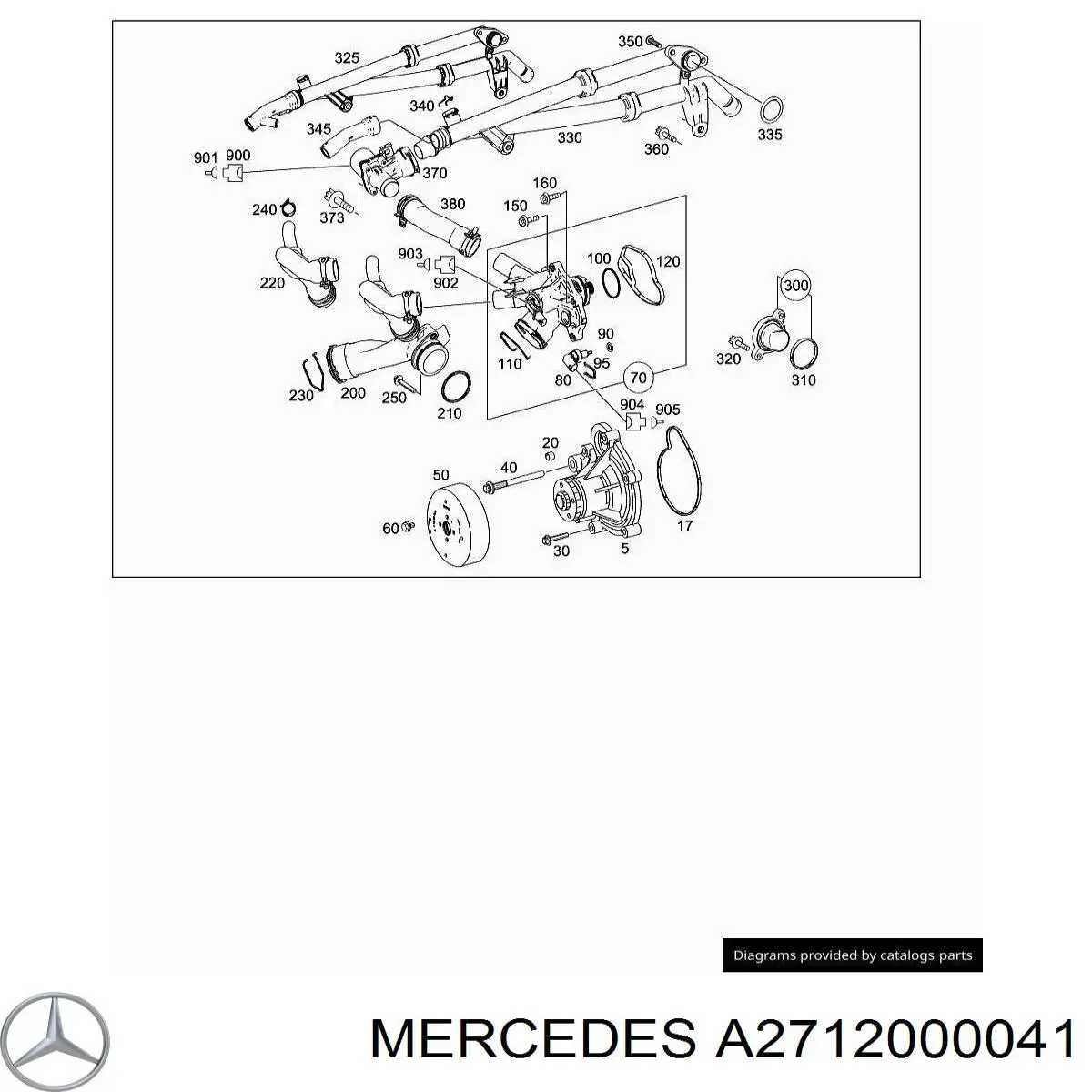 A2712000041 Mercedes 