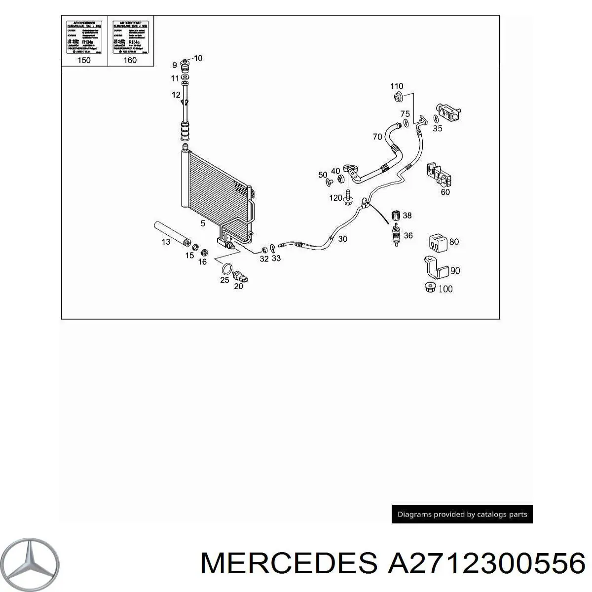 A2712300556 Mercedes 