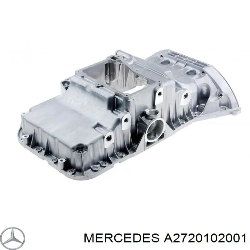 A2720102001 Mercedes Поддон маслянный картера двигателя, верхняя часть
