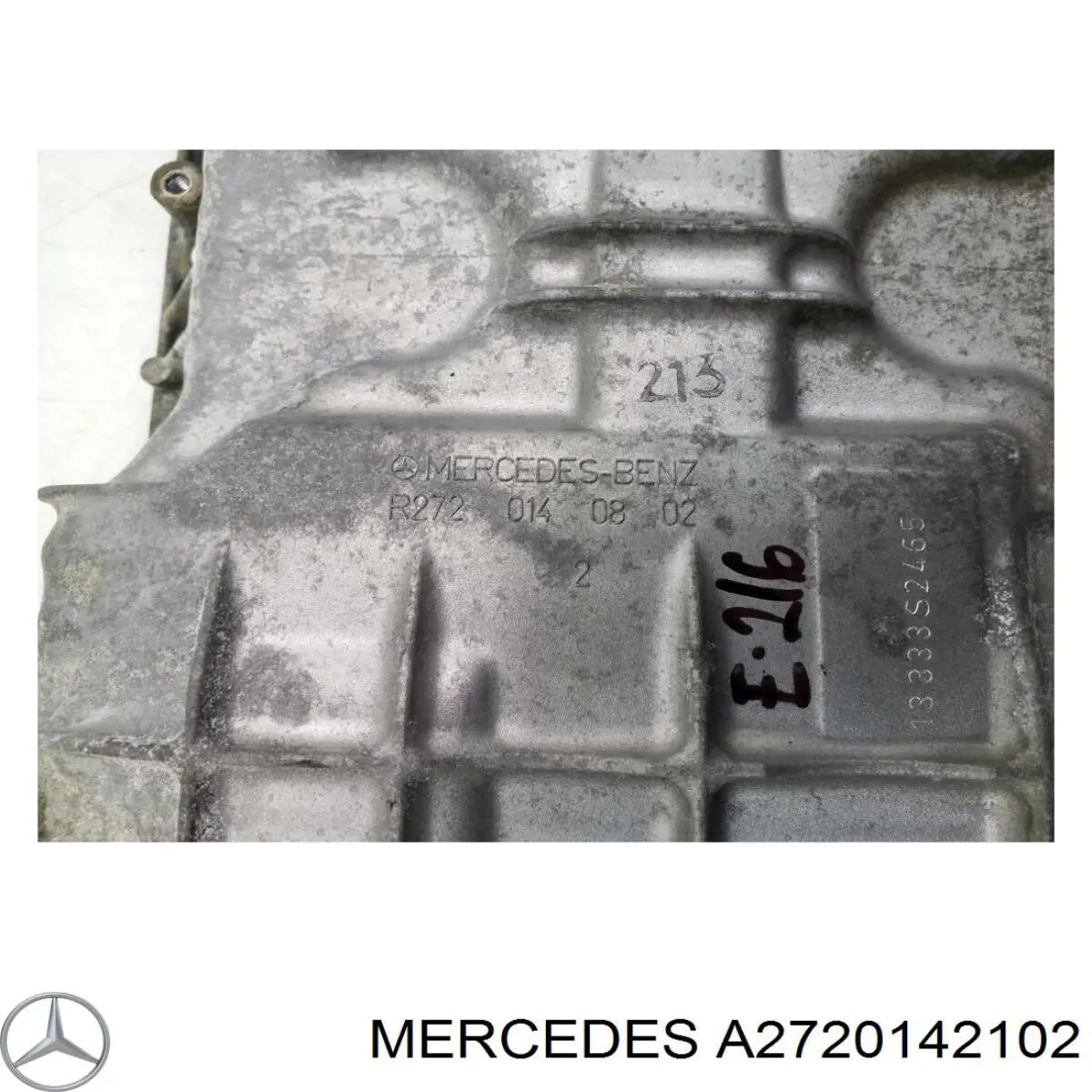 R2720140802 Mercedes Поддон маслянный картера двигателя, верхняя часть