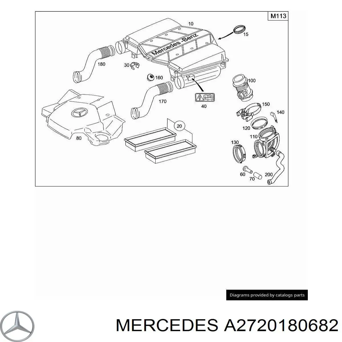  A2720180682 Mercedes