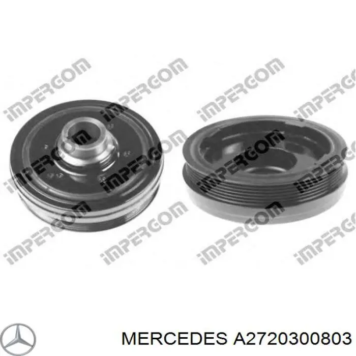 A2720300803 Mercedes polia de cambota