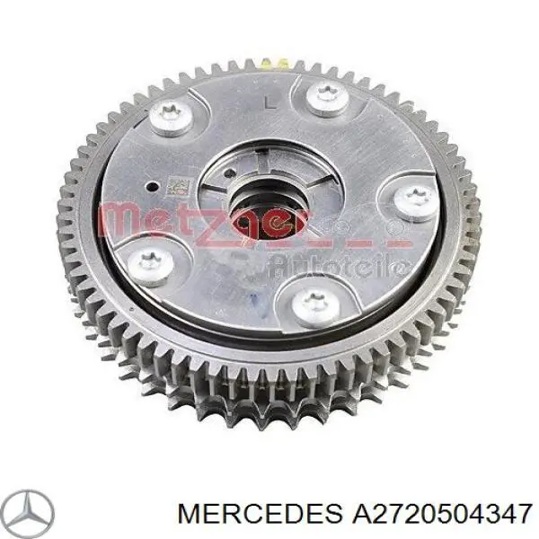 A2720504347 Mercedes engrenagem de cadeia de roda dentada da árvore distribuidora esquerda de admissão de motor