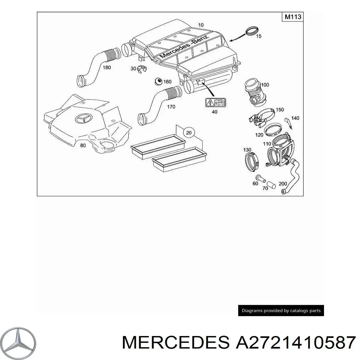 A2721410587 Mercedes 