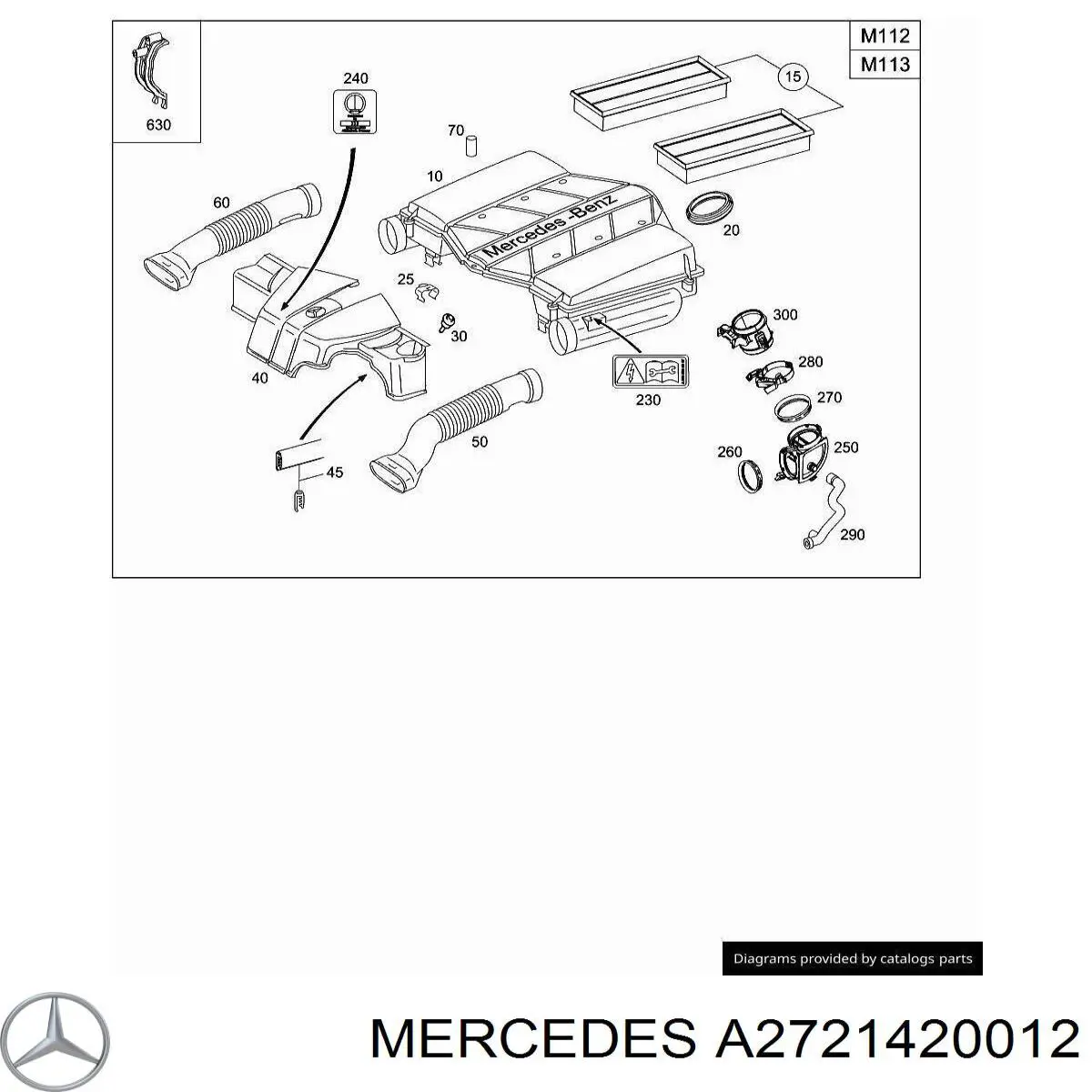 Купить 2721420012 Mercedes 