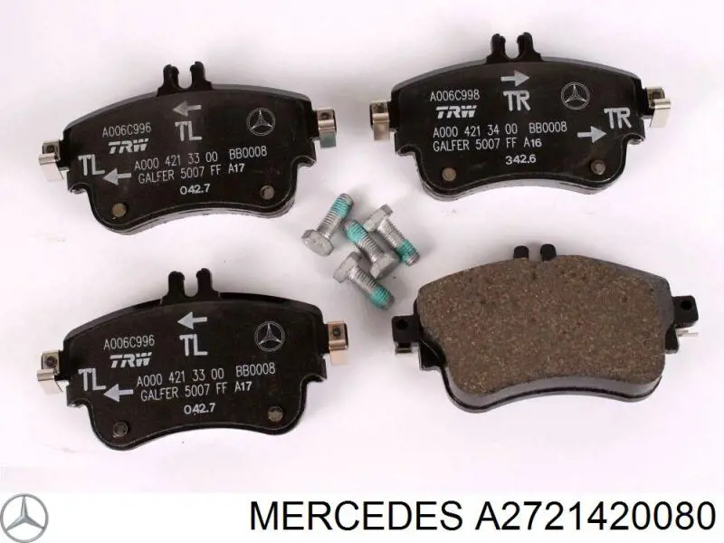 Прокладка коллектора A2721420080 Mercedes
