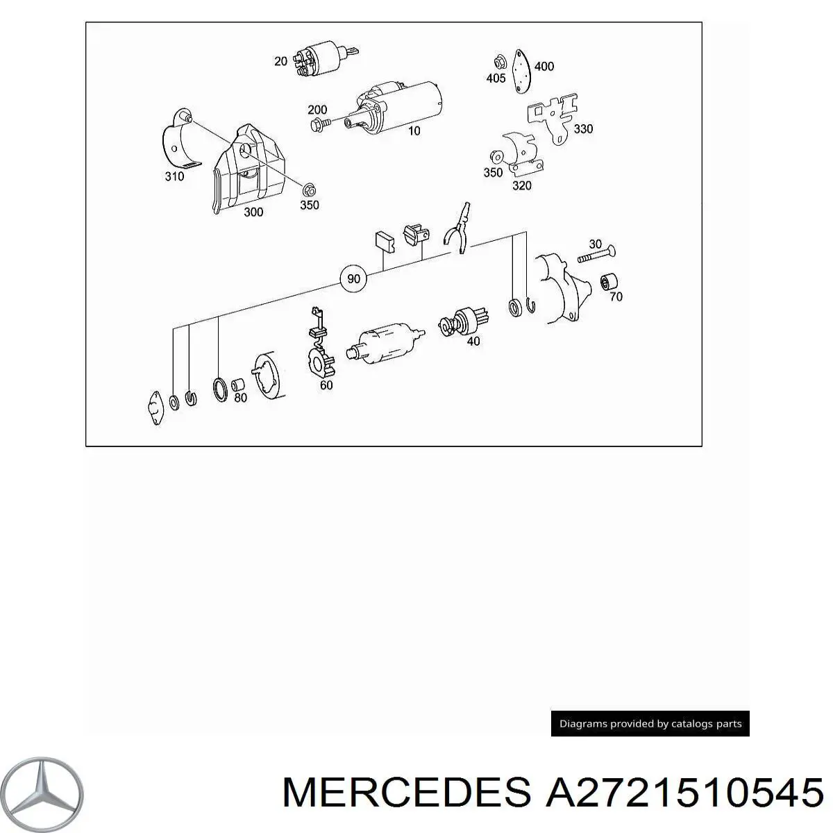 A2721510545 Mercedes 