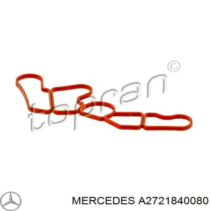 A2721840080 Mercedes vedante de adaptador do filtro de óleo
