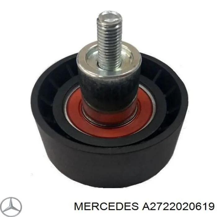 Паразитный ролик приводного ремня Mercedes A2722020619 цена, от 23.17 USD