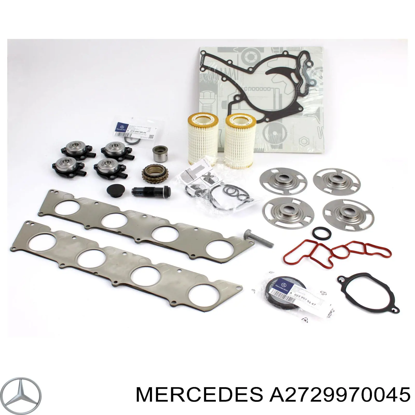 Vedante de tampa dianteira de motor para Mercedes S (C216)