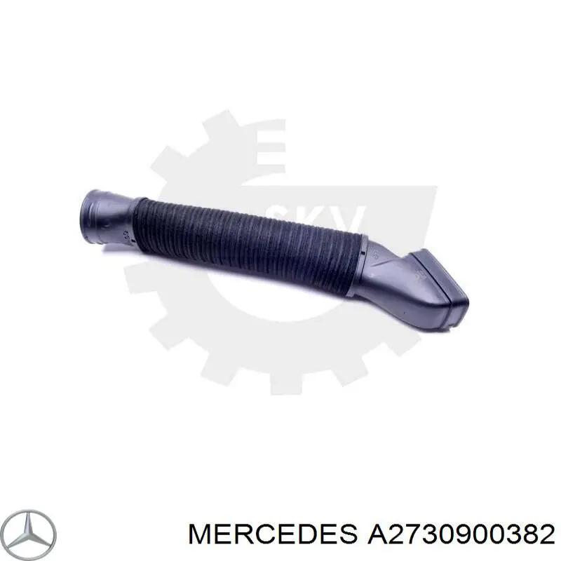 Cano derivado de ar, entrada de filtro de ar para Mercedes S (W221)