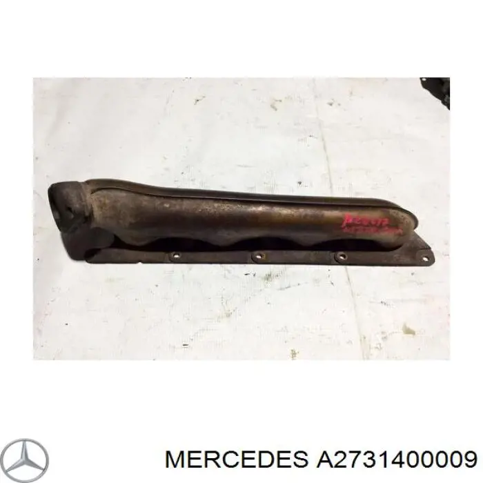 A2731400009 Mercedes Коллектор выпускной, правый