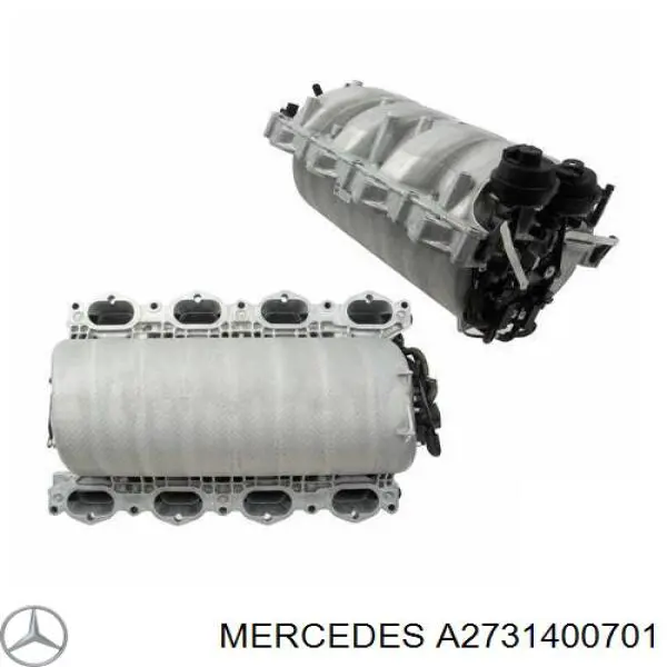 Коллектор впускной на Mercedes ML/GLE (W164)