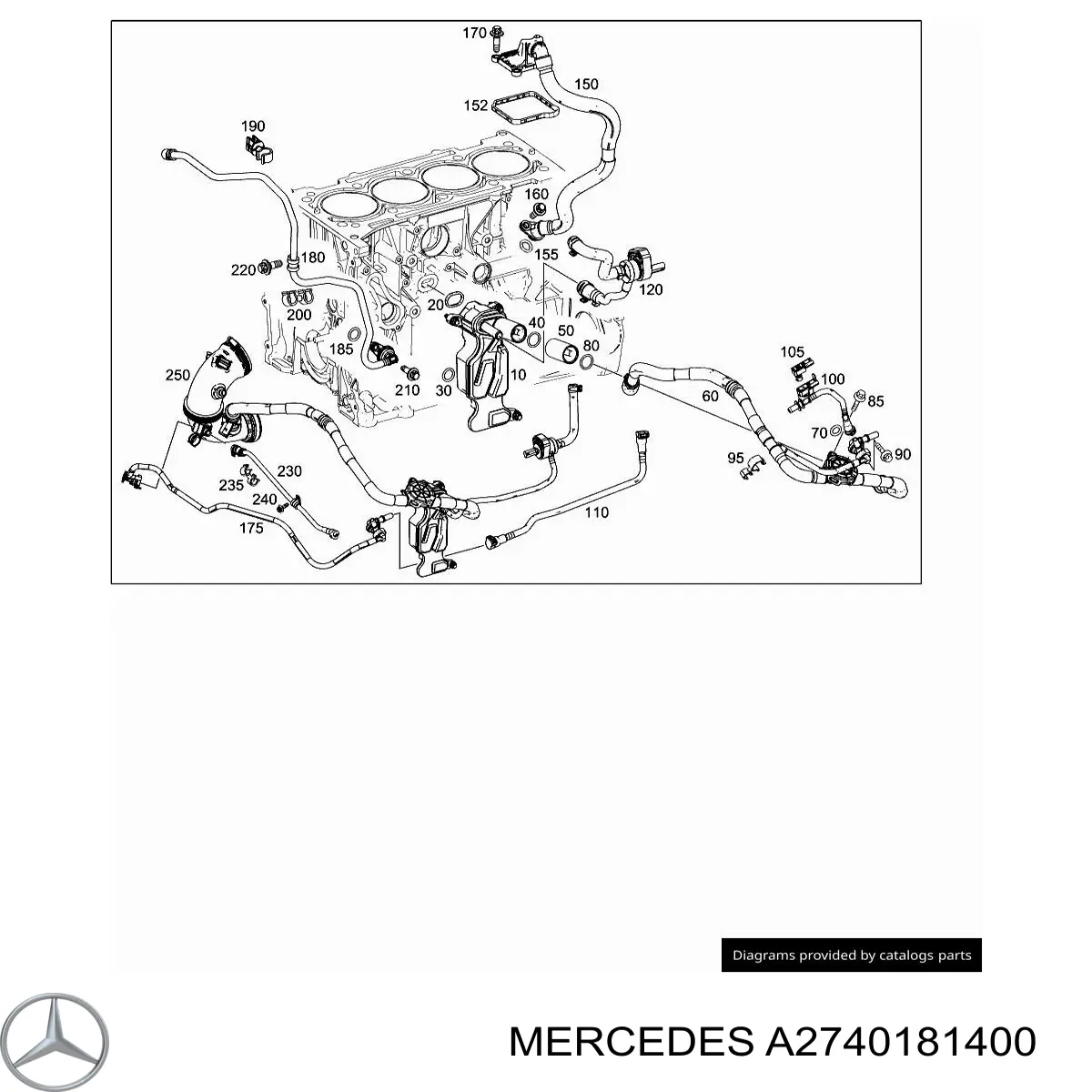 A2740181400 Mercedes 