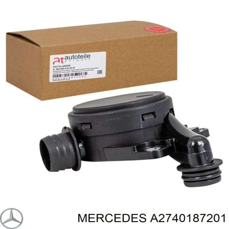 Патрубок вентиляции картера, маслоотделителя Mercedes A2740187201 цена, от 103.64 USD