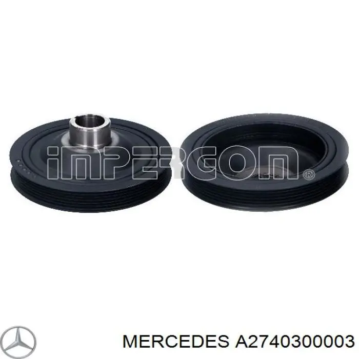 Polia de cambota para Mercedes E (W213)