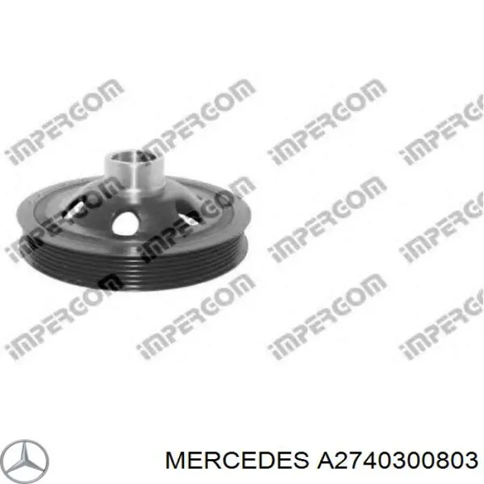 A2740300803 Mercedes polia de cambota