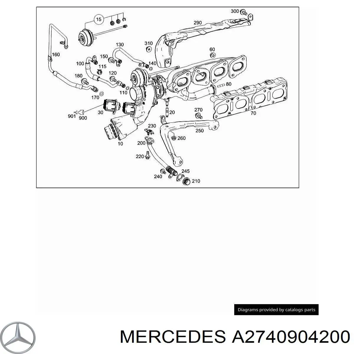 A2740904200 Mercedes 