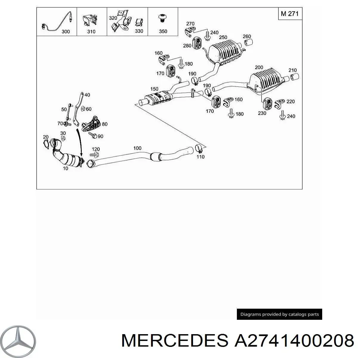 A2741400208 Mercedes 