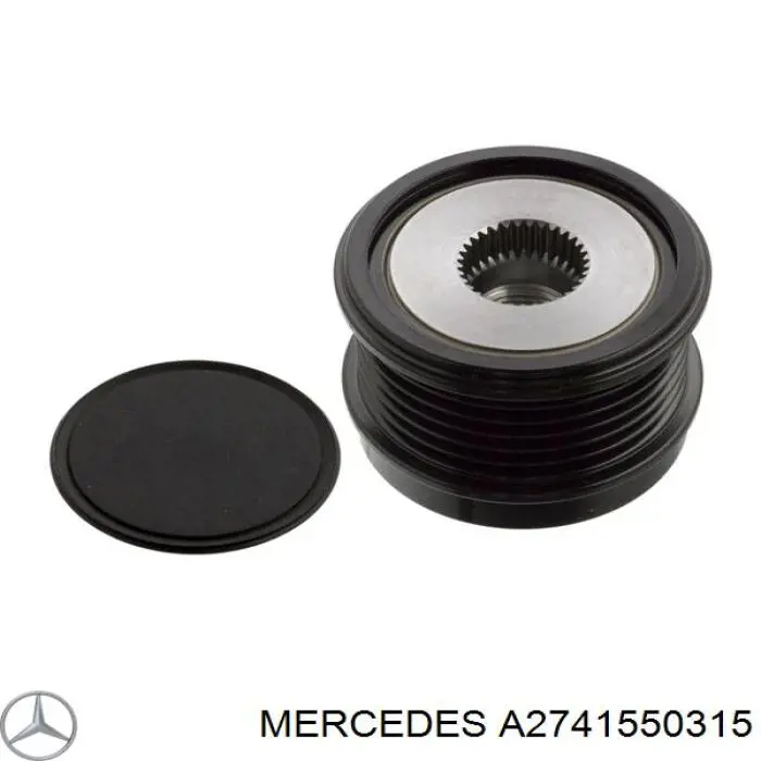 A2741550315 Mercedes шкив генератора