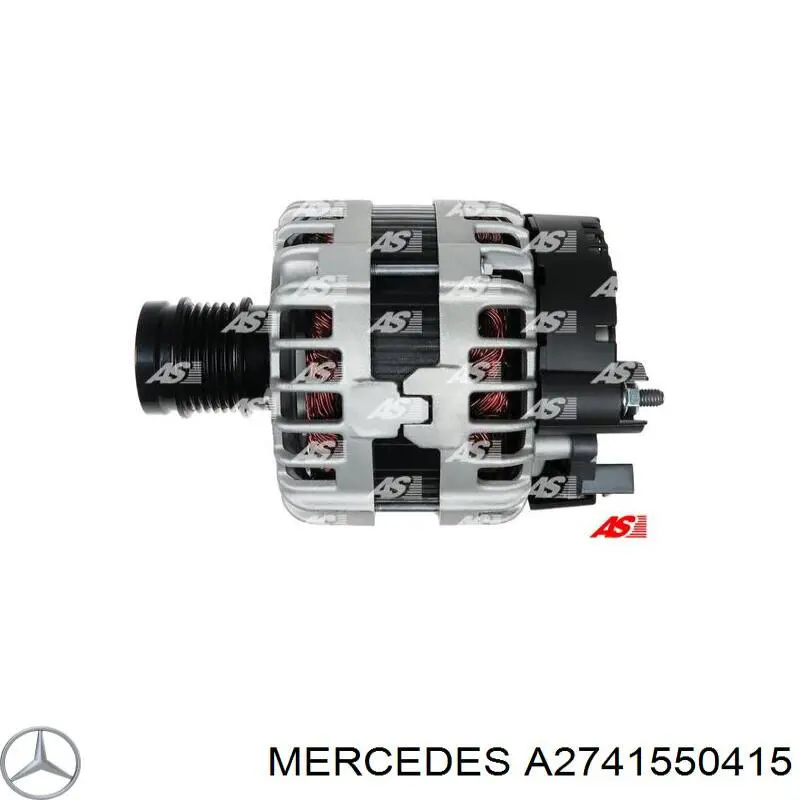 Шкив генератора A2741550415 Mercedes