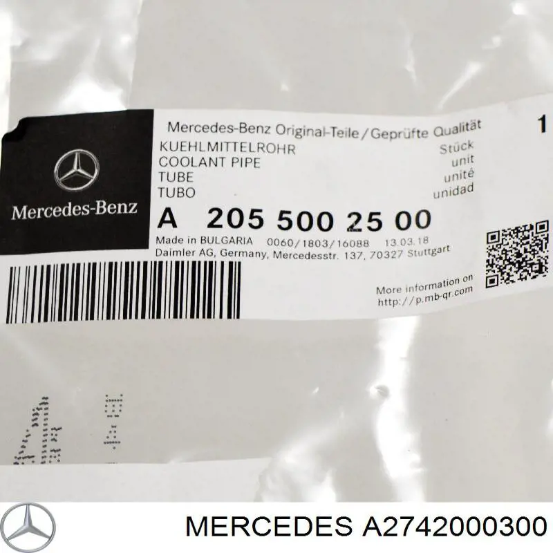 A2742000300 Mercedes 