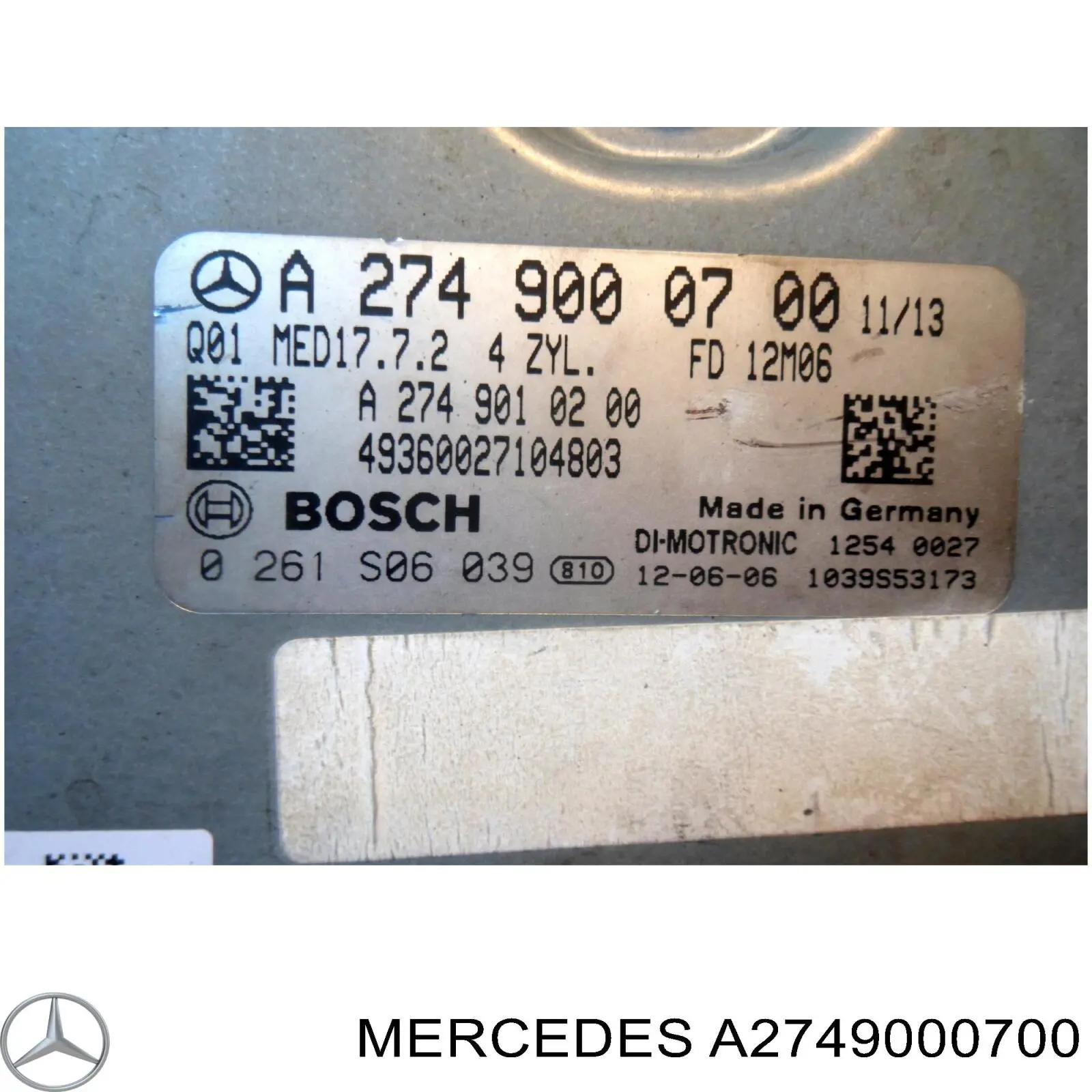 Купить A274900070080 Mercedes Электронный блок управления двигателем