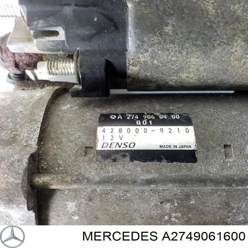 A2749061600 Mercedes motor de arranco