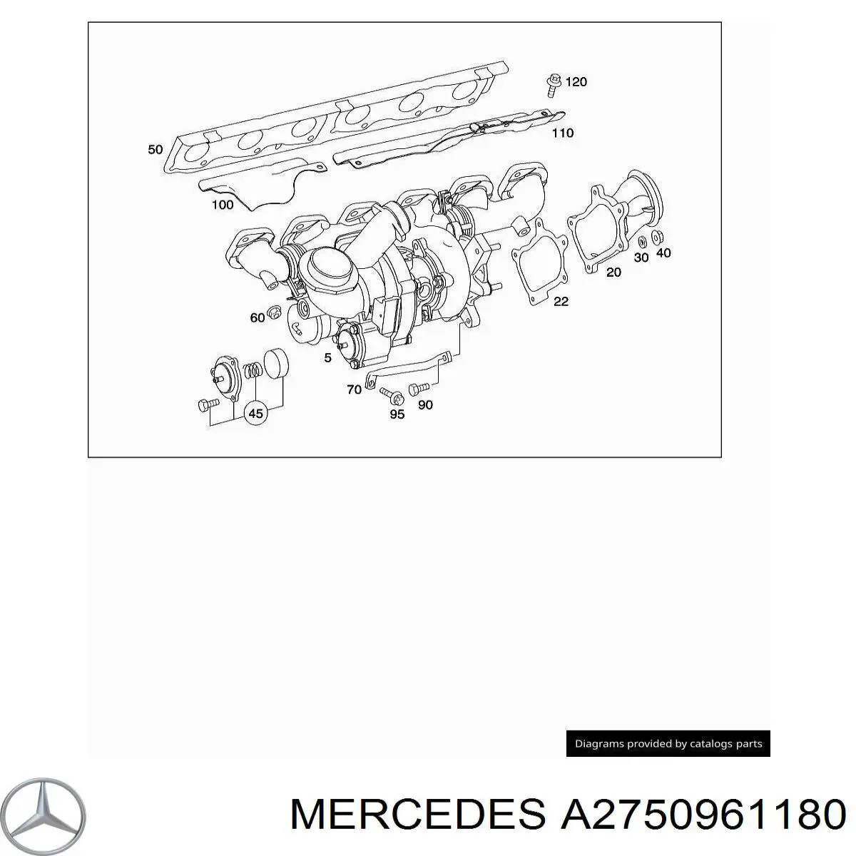 A2750961180 Mercedes 