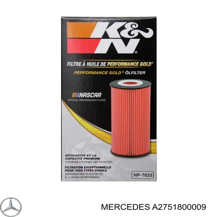 Фильтр масляный Mercedes A2751800009