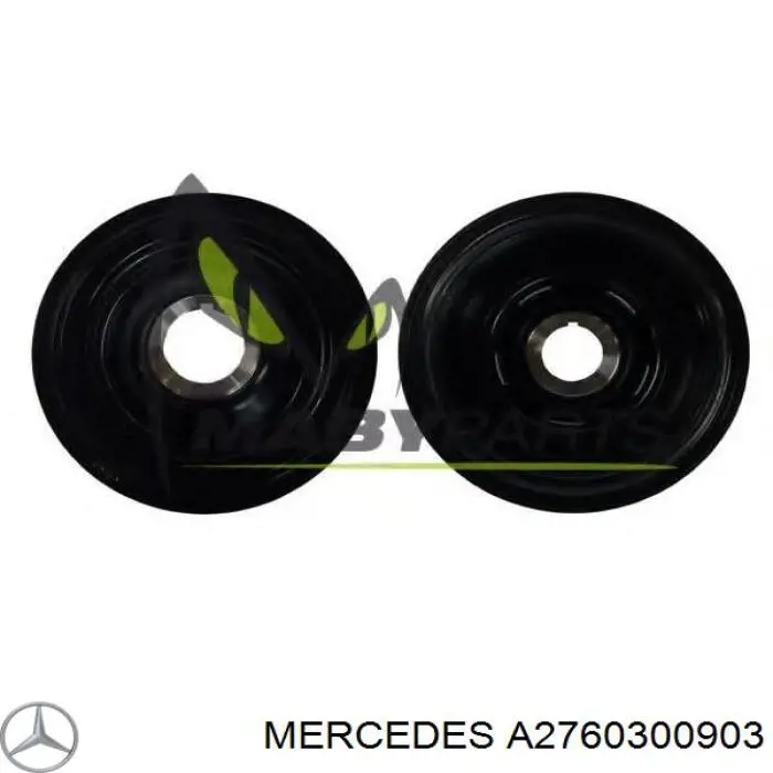 Шкив коленвала (демпфер) Mercedes A2760300903 цена, от 366.99 USD