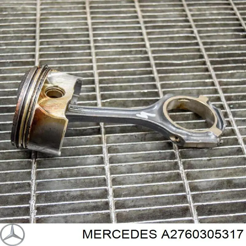 A276030531728 Mercedes pistão do kit para 1 cilindro, std