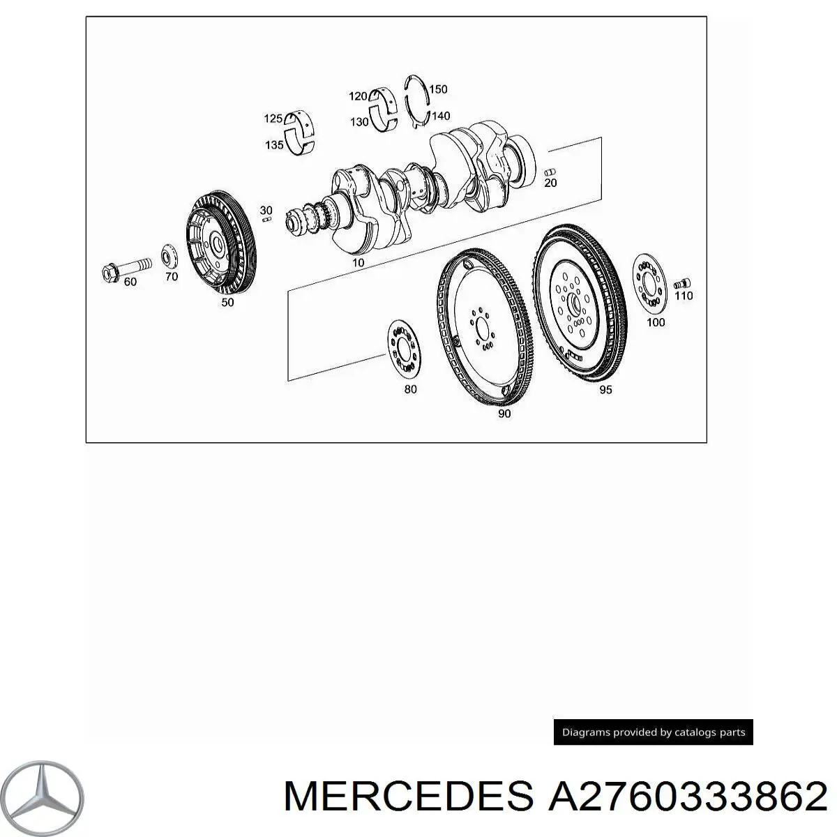  Mercedes A2760332862 цена, от 8.10 USD