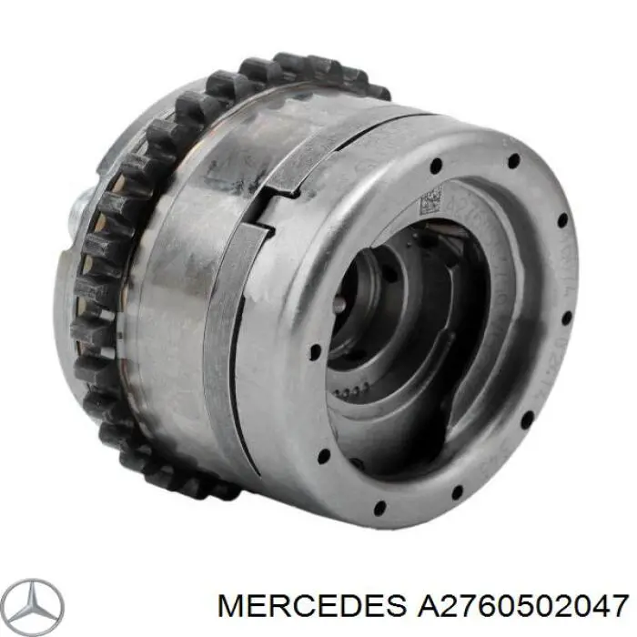 A2760502047 Mercedes engrenagem de cadeia de roda dentada da árvore distribuidora direita de admissão de motor